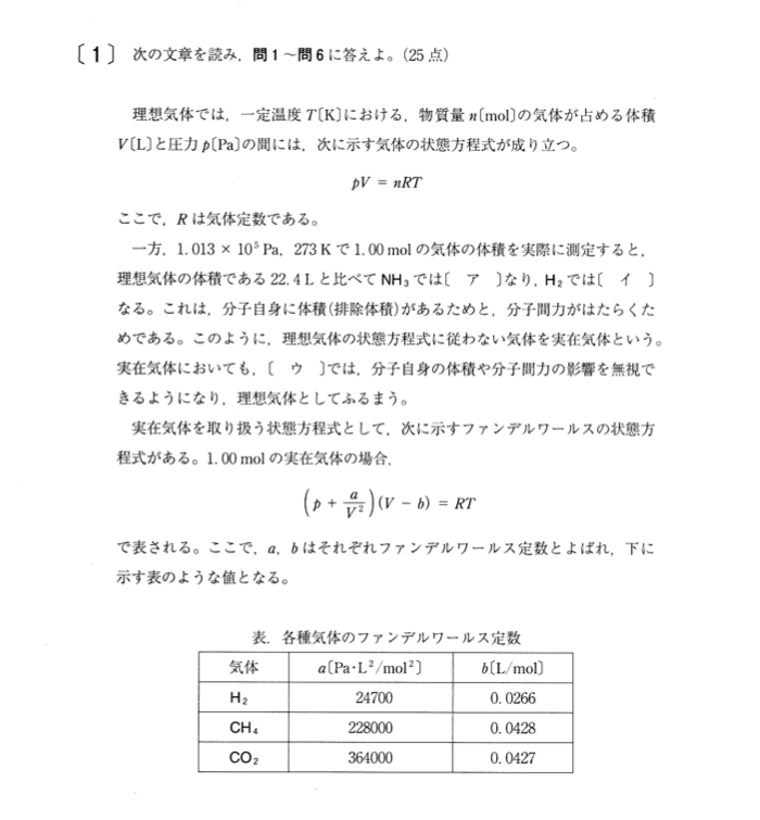九州大学　化学2023