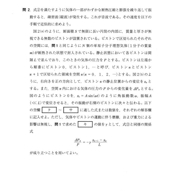 九州大学　物理2023